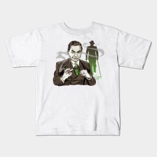 Edward G. Robinson - An illustration by Paul Cemmick Kids T-Shirt